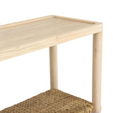 Gabriella Console Table in Light Natural Sungkai Veneer from Four Hands - Luna Furniture