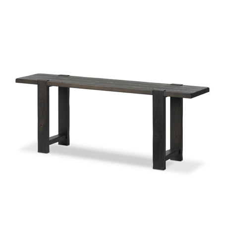 Matei Console Table in Smoked Black from Four Hands - Luna Furniture