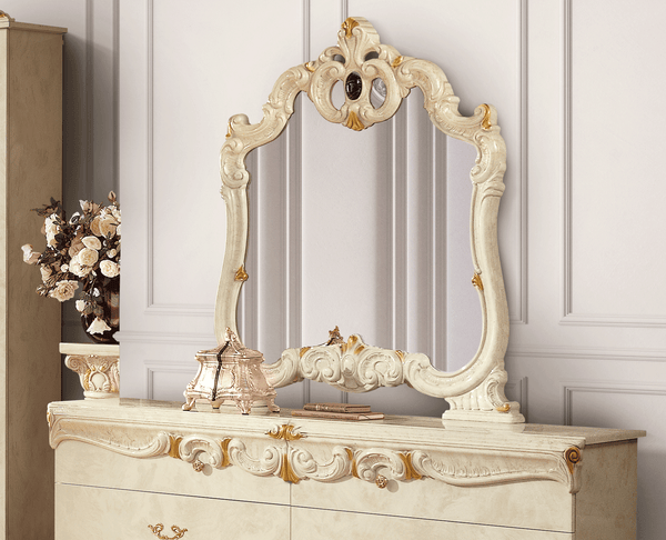 Barocco Ivory Mirror
