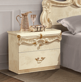 Barocco Nightstand Ivory from ESF Furniture - Luna Furniture
