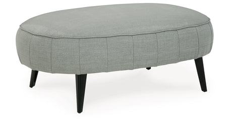 Hollyann Gray Oversized Accent Ottoman from Ashley - Luna Furniture