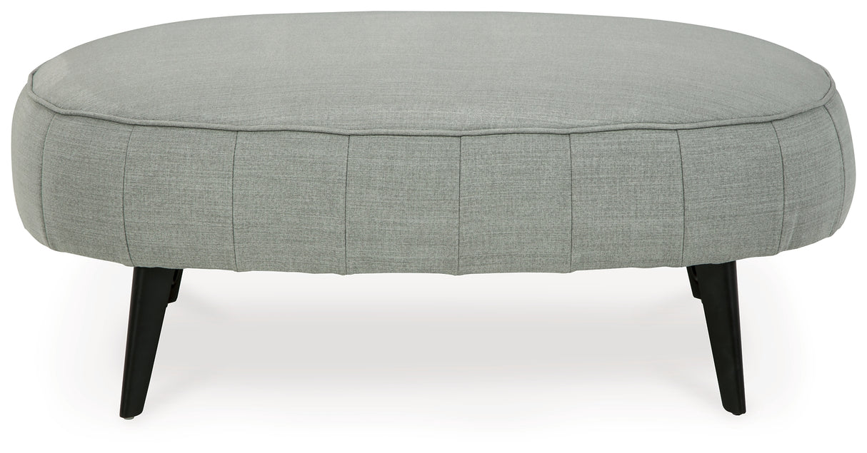 Hollyann Gray Oversized Accent Ottoman from Ashley - Luna Furniture