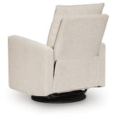 Oaklynn-Manor Canvas Swivel Glider Recliner from Ashley - Luna Furniture