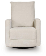 Oaklynn-Manor Canvas Swivel Glider Recliner from Ashley - Luna Furniture