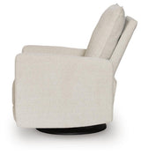 Oaklynn-Manor Canvas Swivel Glider Recliner from Ashley - Luna Furniture