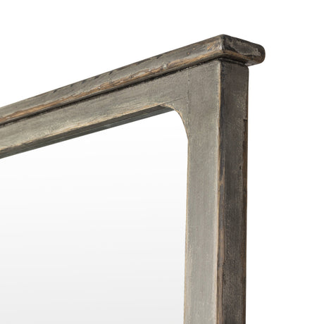 Orleans Floor Mirror in Blue Antiqued Pine from Four Hands - Luna Furniture