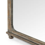 Orleans Floor Mirror in Blue Antiqued Pine from Four Hands - Luna Furniture