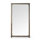 Orleans Floor Mirror in Blue Antiqued Pine from Four Hands - Luna Furniture