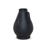 Sesto Vessel in Aged Black Terracotta from Four Hands - Luna Furniture