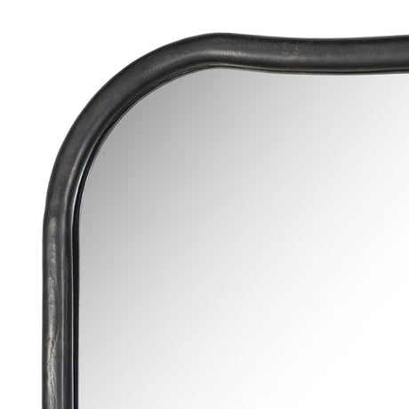 Patz Floor Mirror in Black Antique from Four Hands - Luna Furniture