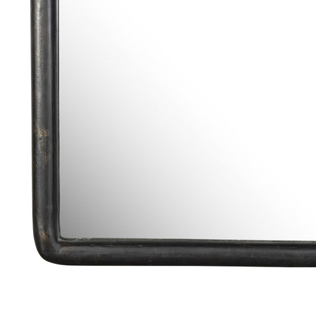 Patz Floor Mirror in Black Antique from Four Hands - Luna Furniture