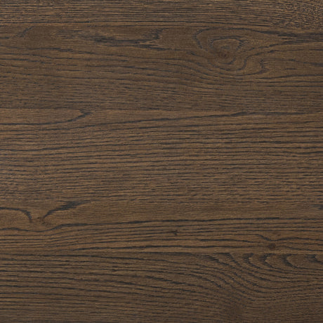 Valen Console Table in Rustic Brown Oak Veneer from Four Hands - Luna Furniture