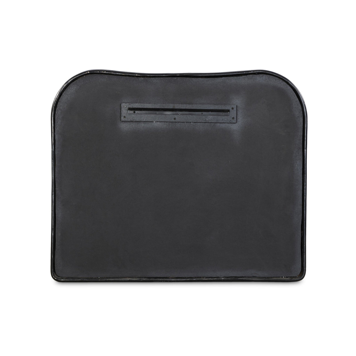 Patz Mantel Mirror in Black Antique from Four Hands - Luna Furniture