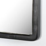 Patz Mantel Mirror in Black Antique from Four Hands - Luna Furniture