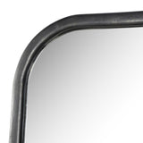 Patz Mantel Mirror in Black Antique from Four Hands - Luna Furniture