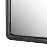 Patz Mantel Mirror in Black Antique from Four Hands - Luna Furniture