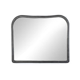 Patz Mantel Mirror in Black Antique from Four Hands - Luna Furniture
