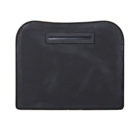 Patz Mantel Mirror in Antiqued Brass Aluminum from Four Hands - Luna Furniture