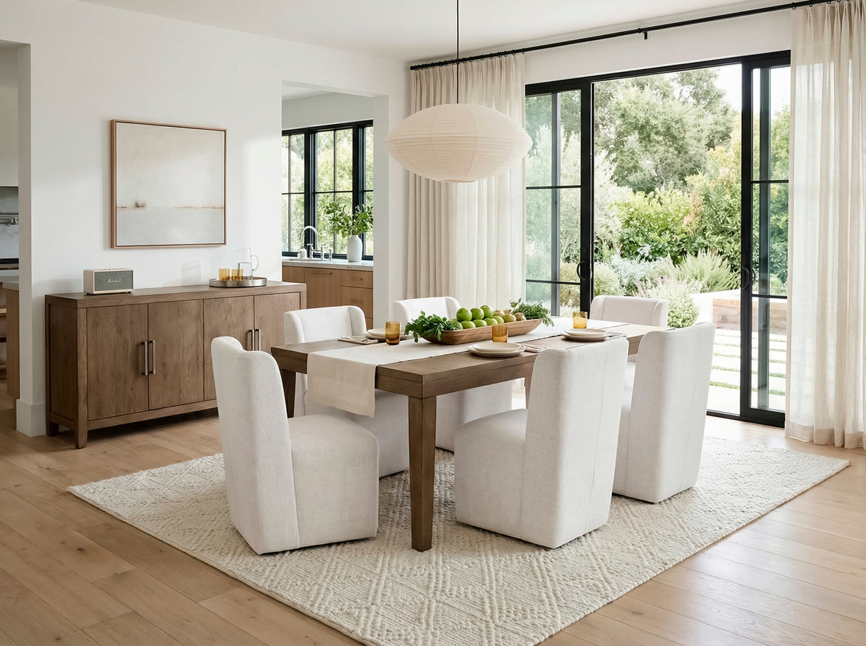 Matisse Brown 9-Piece 102" Extendable Dining Set from Homelegance - Luna Furniture