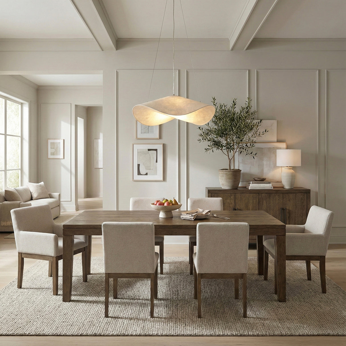 Matisse Brown 9-Piece 102" Extendable Dining Set from Homelegance - Luna Furniture