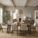 Matisse Brown 9-Piece 102" Extendable Dining Set from Homelegance - Luna Furniture