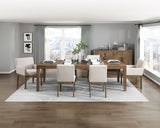 Matisse Brown 9-Piece 102" Extendable Dining Set from Homelegance - Luna Furniture
