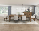 Matisse Brown 9-Piece 102" Extendable Dining Set from Homelegance - Luna Furniture