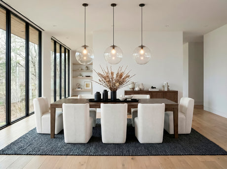 Matisse Brown 9-Piece 102" Extendable Dining Set from Homelegance - Luna Furniture