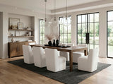Matisse Brown 9-Piece 102" Extendable Dining Set from Homelegance - Luna Furniture
