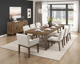 Matisse Brown 9-Piece 102" Extendable Dining Set from Homelegance - Luna Furniture