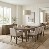Matisse Brown 9-Piece 102" Extendable Dining Set from Homelegance - Luna Furniture