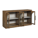2447-41N SERVER, GLASS DOOR from Homelegance - Luna Furniture