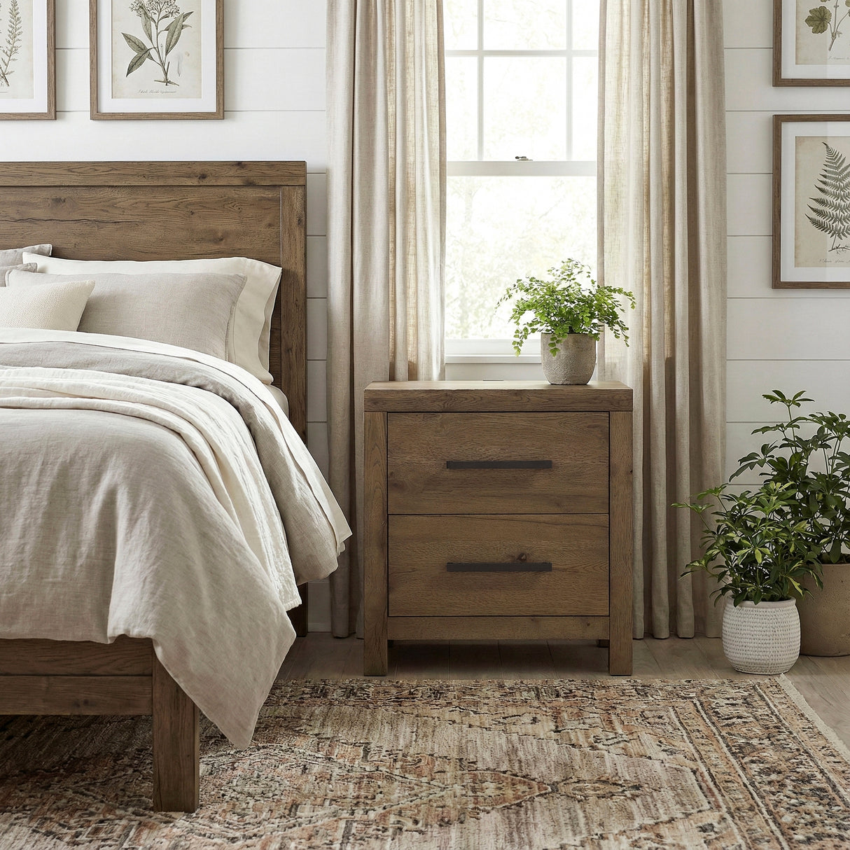Matisse Brown Nightstand from Homelegance - Luna Furniture