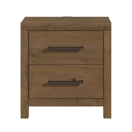 Matisse Brown 4-Piece Queen Panel Bedroom Set from Homelegance - Luna Furniture