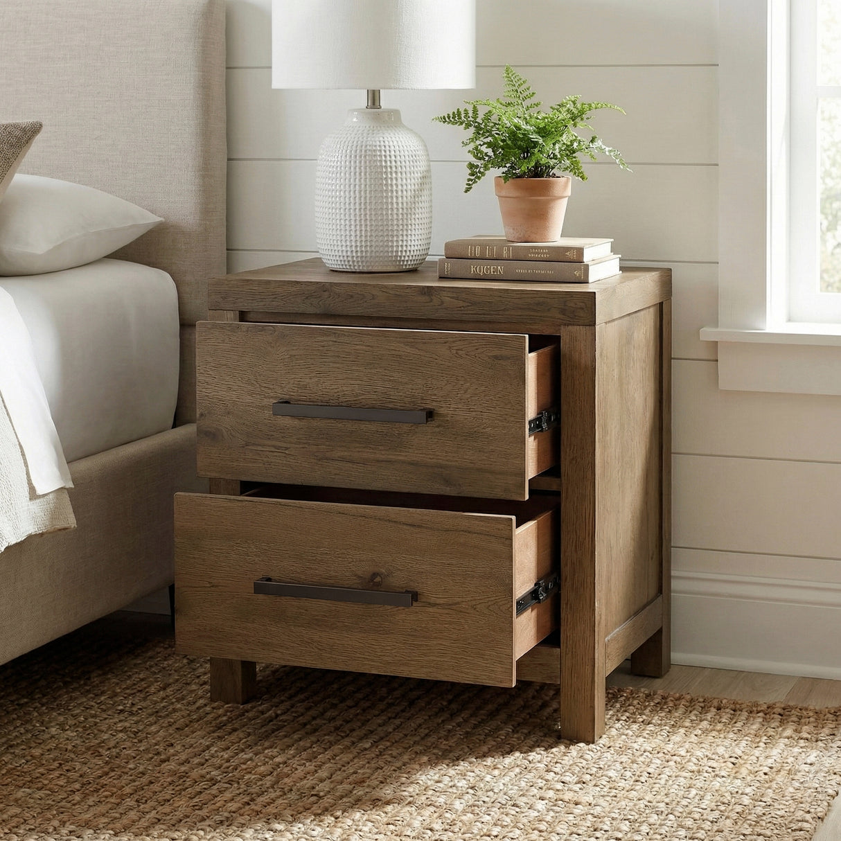 Matisse Brown Nightstand from Homelegance - Luna Furniture