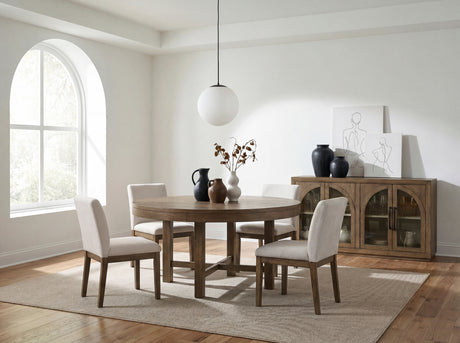2447-41N SERVER, GLASS DOOR from Homelegance - Luna Furniture