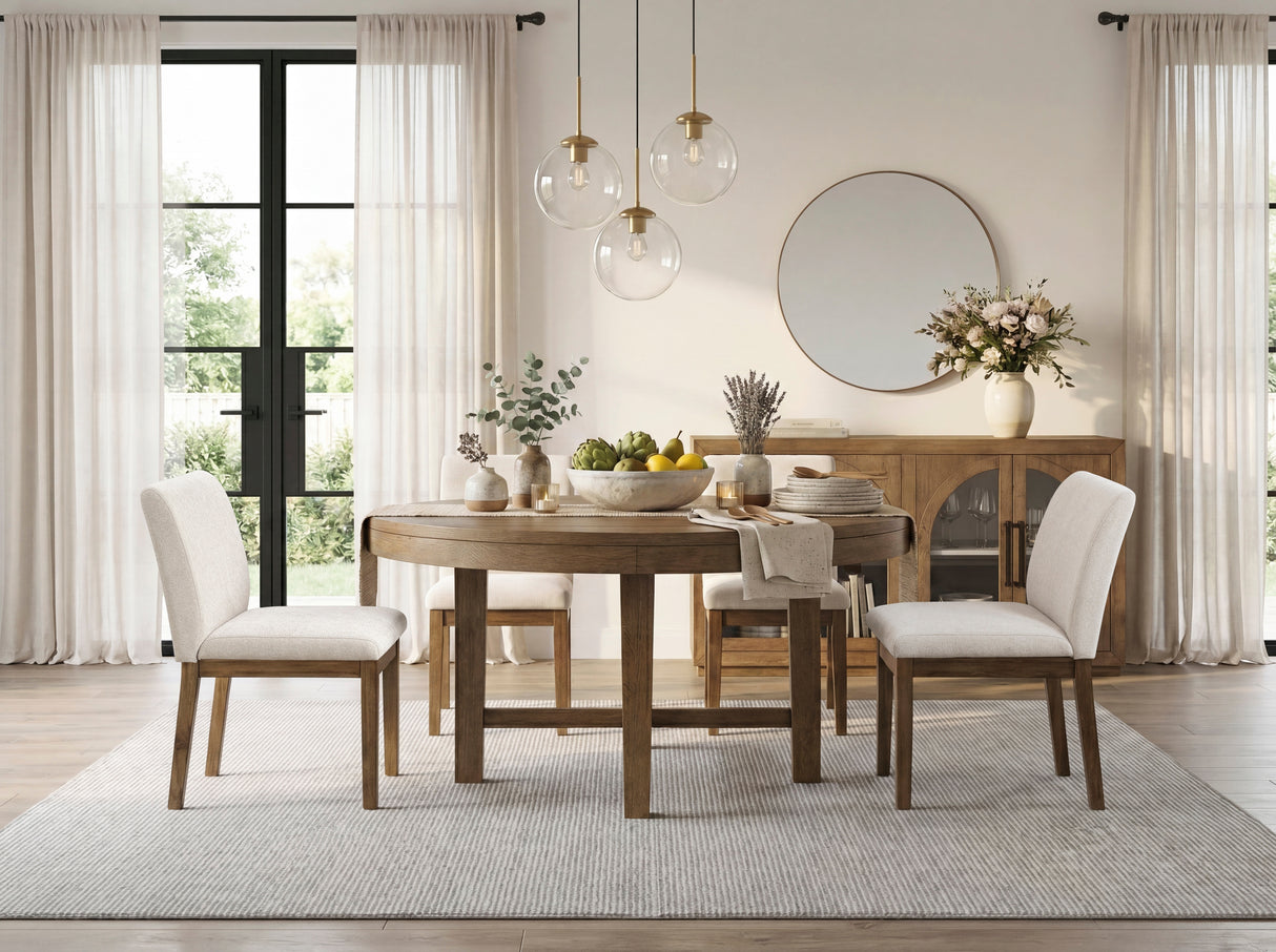 2447-41N SERVER, GLASS DOOR from Homelegance - Luna Furniture
