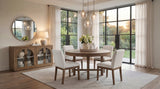 2447-41N SERVER, GLASS DOOR from Homelegance - Luna Furniture
