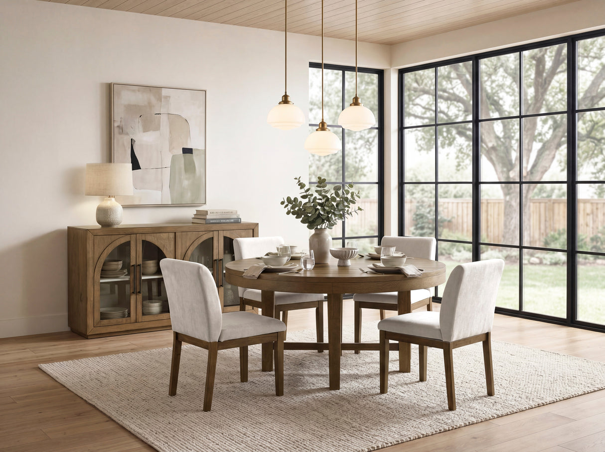 2447-41N SERVER, GLASS DOOR from Homelegance - Luna Furniture