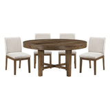 Matisse Brown 60" Round Dining Room Set from Homelegance - Luna Furniture