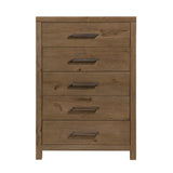 Matisse Brown 5-Piece Queen Panel Upholstered Bedroom Set from Homelegance - Luna Furniture