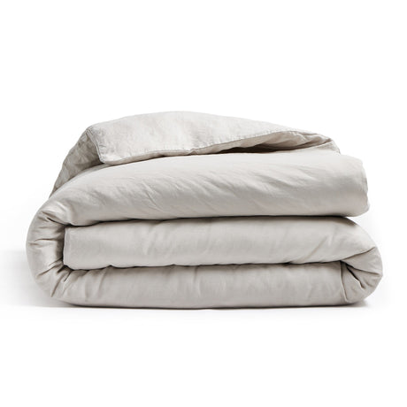 Sable Duvet Cover in Sable Light Grey from Four Hands - Luna Furniture