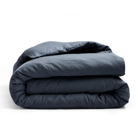 Sable Duvet Cover in Sable Navy from Four Hands - Luna Furniture
