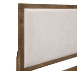 Matisse Brown 4-Piece Queen Panel Upholstered Bedroom Set from Homelegance - Luna Furniture