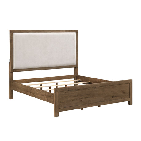 Matisse Brown Queen Panel Bed from Homelegance - Luna Furniture