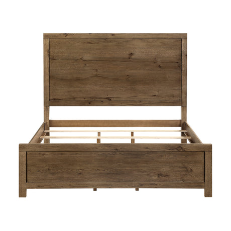 Matisse Brown 4-Piece Queen Panel Bedroom Set from Homelegance - Luna Furniture
