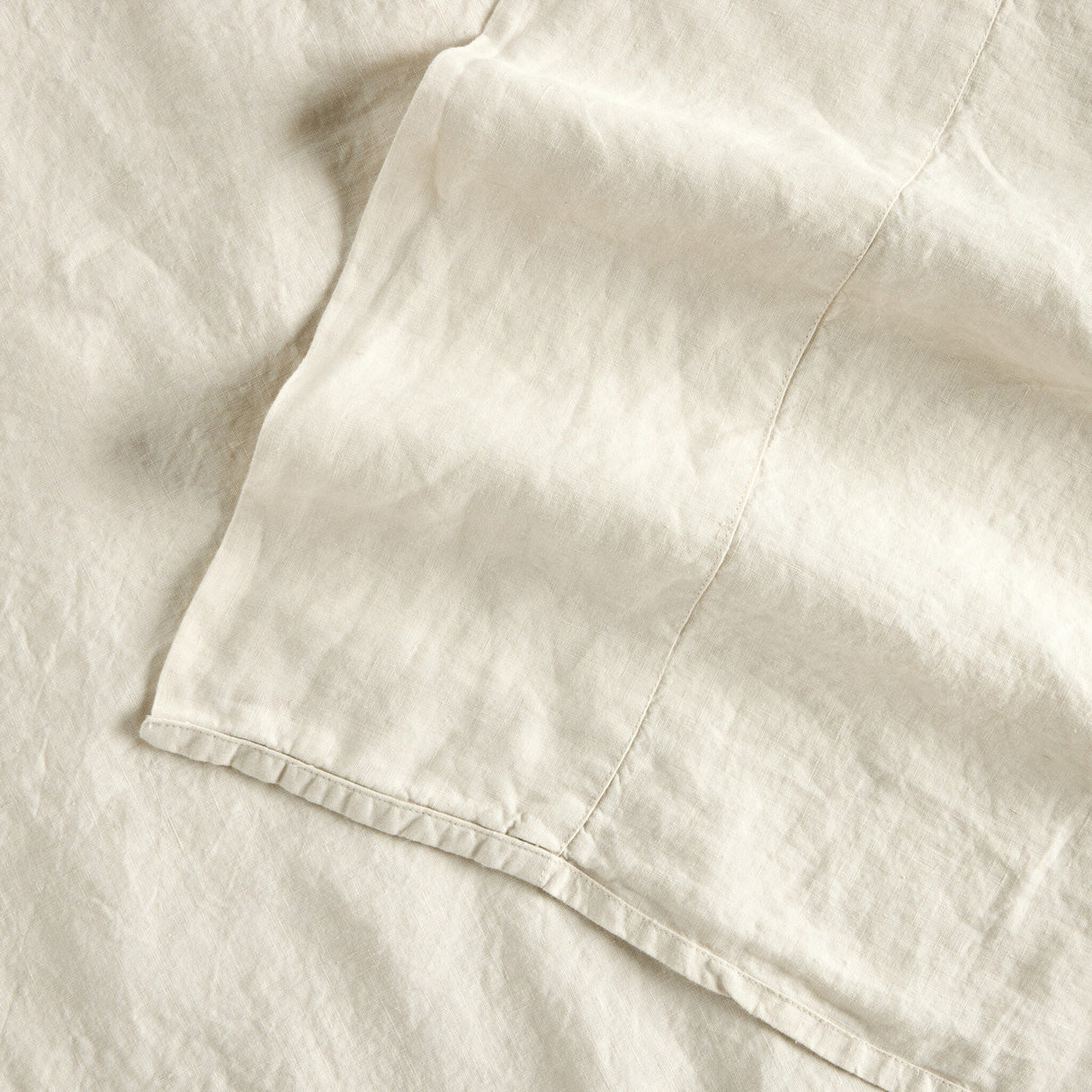 Sable Flat Sheet in Sable White Sand from Four Hands - Luna Furniture