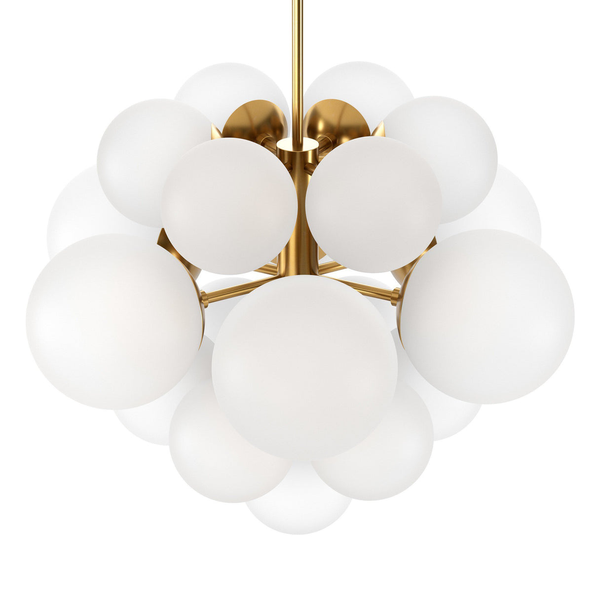 Nova Chandelier in Burnished Brass from Four Hands - Luna Furniture
