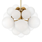 Nova Chandelier in Burnished Brass from Four Hands - Luna Furniture