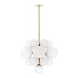 Nova Chandelier in Burnished Brass from Four Hands - Luna Furniture